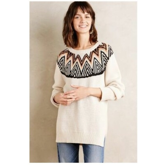 Mara Hoffman Neo Fairisle Pullover - Picture 1 of 4